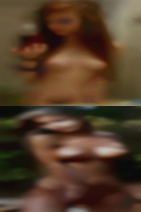 Swinging nude cocks and balls.